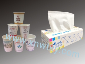 纸杯、纸巾盒